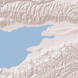 Issyk-Kul Region Terrain Map