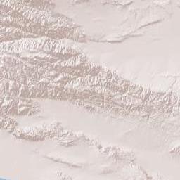 Xinjiang Terrain Map