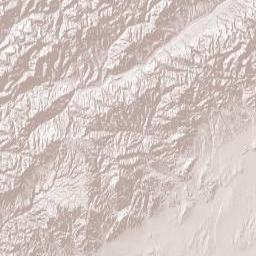 Namangan Region Terrain Map