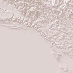 Shamakhi District Terrain Map