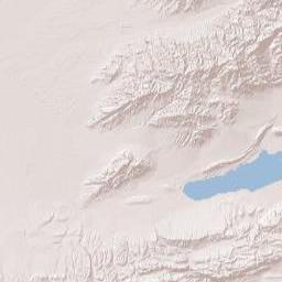 Batken Region Terrain Map