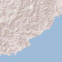 South Hamgyong Province Terrain Map
