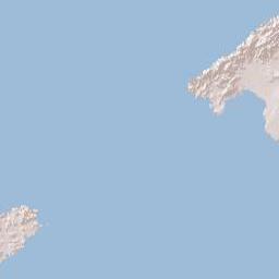 Balearic Islands Terrain Map