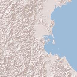 Kangwon Province Terrain Map