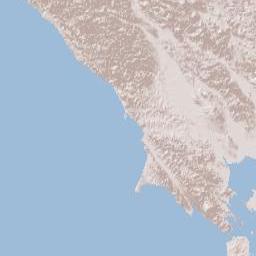 Santa Rosa Department Terrain Map