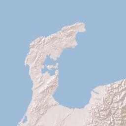 Toyama Prefecture Terrain Map