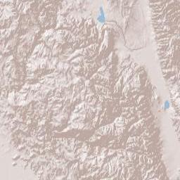 California Terrain Map