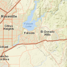 Sacramento County Zoning Map Online Map, Sacramento County, California, USA