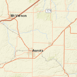 Flat Creek Missouri Map Usgs Site Map For Usgs 07052820 Flat Creek Below Jenkins, Mo