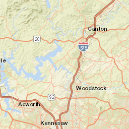 Cobb County Gis Maps Usgs -- Groundwater Watch