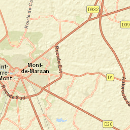 Plan Mont De Marsan 40 Carte Mont De Marsan