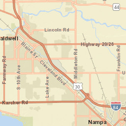 nampa id map