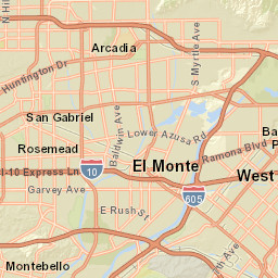 San Bernardino Gang Map Lifelong Learning: Gang Territories - Watts/Inglewood/Gardena