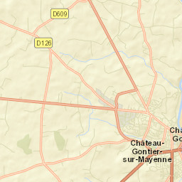 Plan Chateau Gontier 53 Carte Chateau Gontier