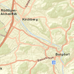 Map Of Switzerland Postal Code 3414 Oberburg Updated August 2021 [ 256 x 256 Pixel ]