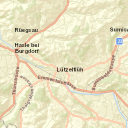 Map Of Switzerland Postal Code 3436 Lauperswil Updated August 2021 [ 256 x 256 Pixel ]