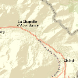 Plan Chatel 74 Carte Chatel