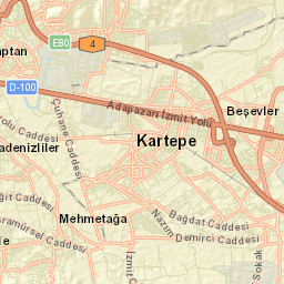 Map Of Turkey Postal Code 41180 Kartepe Updated December 2021