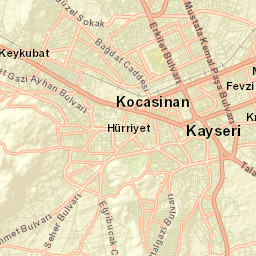 map of turkey postal code 38060 kocasinan updated december 2021