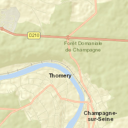 Plan Champagne Sur Seine 77 Carte Champagne Sur Seine