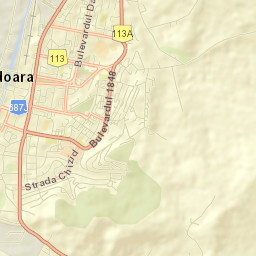 Map Of Romania Postal Code 331056 Hunedoara Updated December 2021