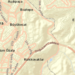Map Of Turkey Postal Code 06350 Mamak Updated December 2021