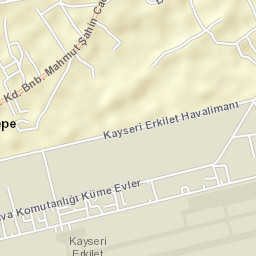 map kayseri erkilet airport map n all com