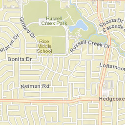 russell creek field map Plano Tx russell creek field map