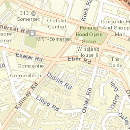 Map Of Singapore Postal Code 238598 Location Oxley Walk Updated October 2021