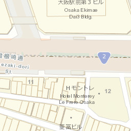 Map Of Japan Postal Code 530 0002 Location Sonezakishinchi Updated October 21