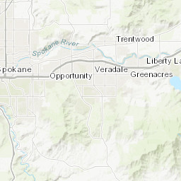 Spokane City Limits Map Neighborhood Boundaries Map   City of Spokane, Washington