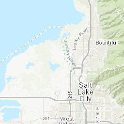 Salt Lake City Limits Salt Lake County, Utah Roads, 2014 - Digital Maps And Geospatial Data |  Princeton University