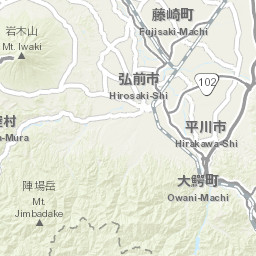 Arcgis 東北の渓流マップ