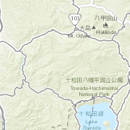 Arcgis 東北の渓流マップ