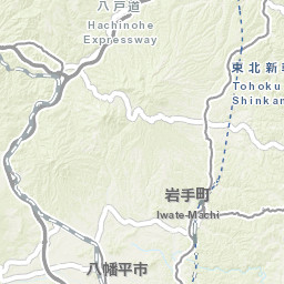 Arcgis 東北の渓流マップ