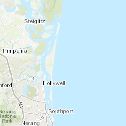 gold coast flood maps Gold Coast Australia Flood Map Elevation Map Sea Level Rise Map gold coast flood maps