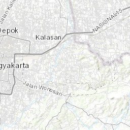 Peta Daerah Bahaya Gunung Merapi Jawa Tengah Volcanic