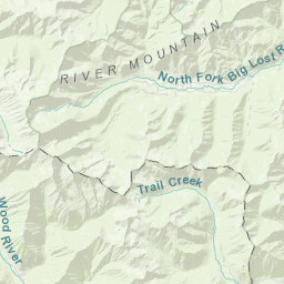 Big Wood River Fishing Access Map North Fork Big Wood River | Idaho Fishing Planner