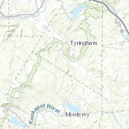 Great Barrington Ma Gis Great Barrington, Massachusetts, 1987 (Usgs 7.5 X 15 Minute Quadrangle Drg)  - Digital Maps And Geospatial Data | Princeton University