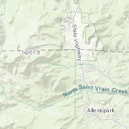 Larimer County Zoning Map Estes Park Zoning Map