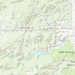 Larimer County Zoning Map Estes Park Zoning Map