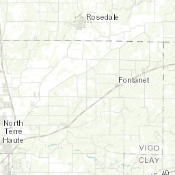 Vigo County Gis Map Vigo County, Indiana Roads, 2014 - Digital Maps And Geospatial Data |  Princeton University