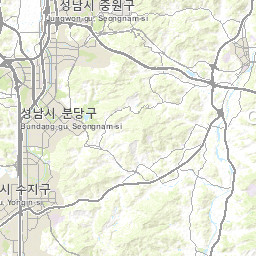 성남시空气污染 实时空气质量指数地图