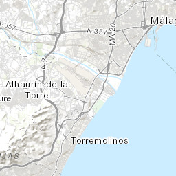 マラガの大気汚染 現在の大気汚染地図