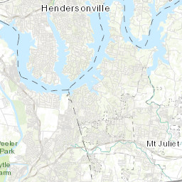 ナッシュビルの大気汚染 現在の大気汚染地図