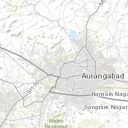 アウランガーバードの大気汚染 現在の大気汚染地図