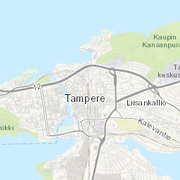 3G / 4G / 5G-peittokartta Tampere 