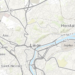 Couverture 4G et 5G au Liège 37460 - Carte réseau mobile