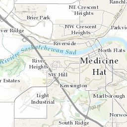 Map Of Medicine Hat 3G / 4G / 5G Coverage In Medicine Hat - Nperf.com