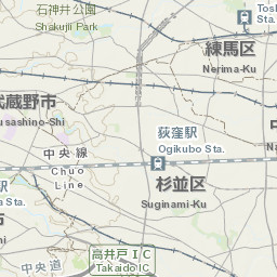 練馬区空气污染 实时空气质量指数地图